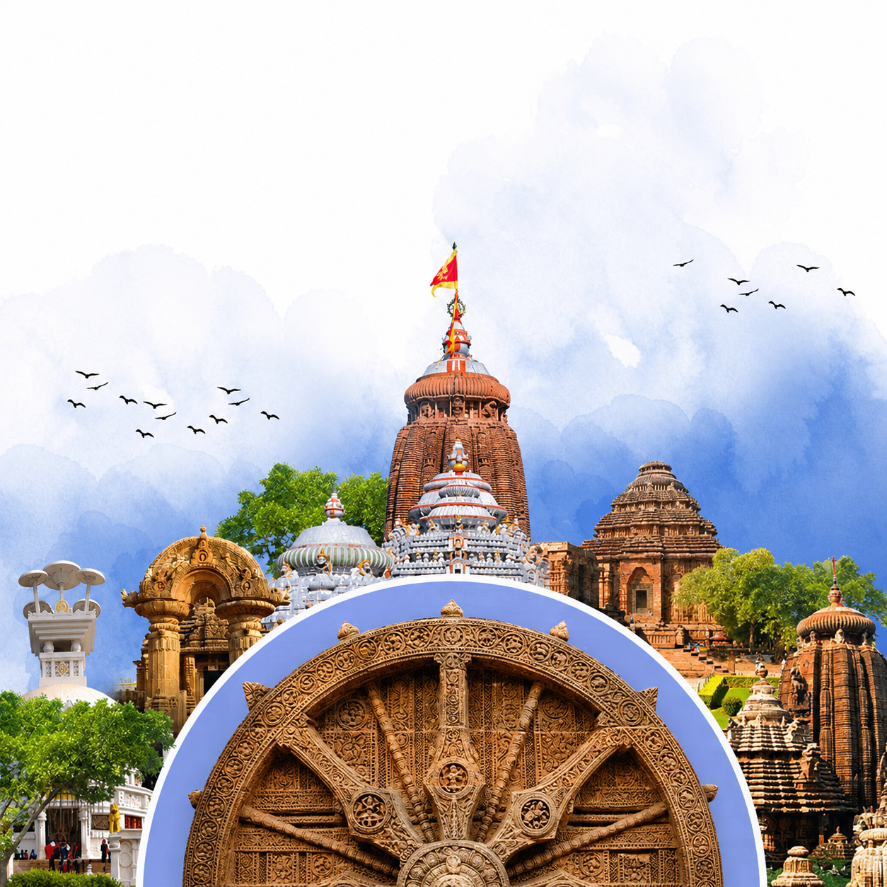 Sacred temple journey in Odisha